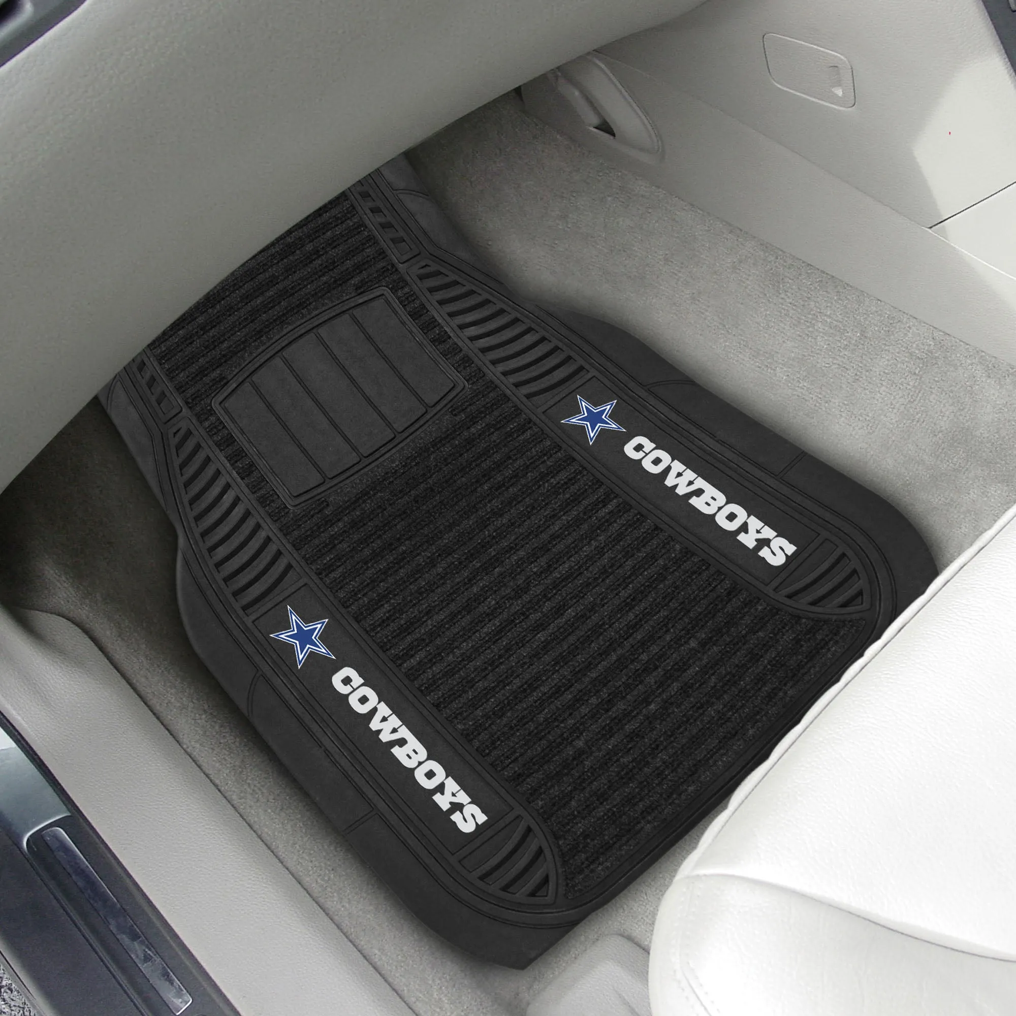 Fanmats Dallas Cowboys 2 Piece Deluxe Car Mat Set