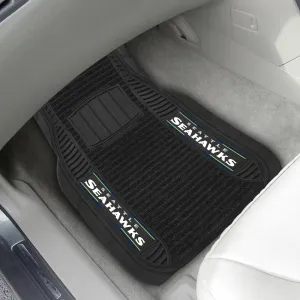Fanmats Seattle Seahawks 2 Piece Deluxe Car Mat Set