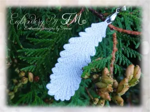 Feather pendant/4x4 hoop