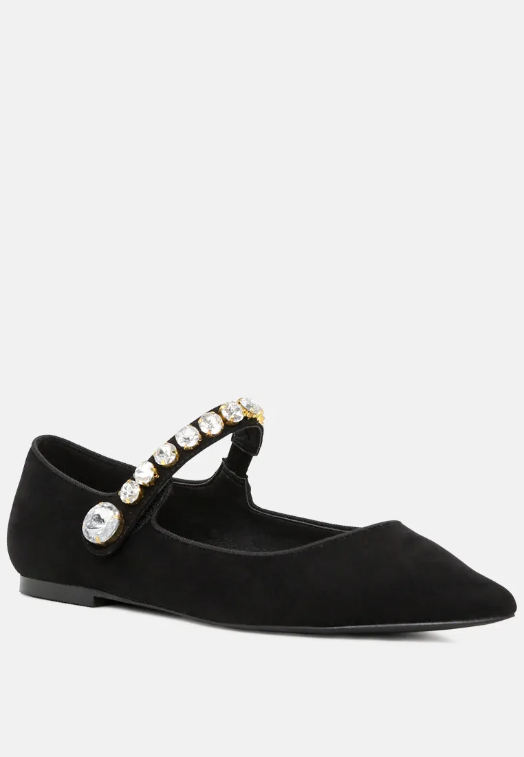 Fedora Pointed Ballerina Flats
