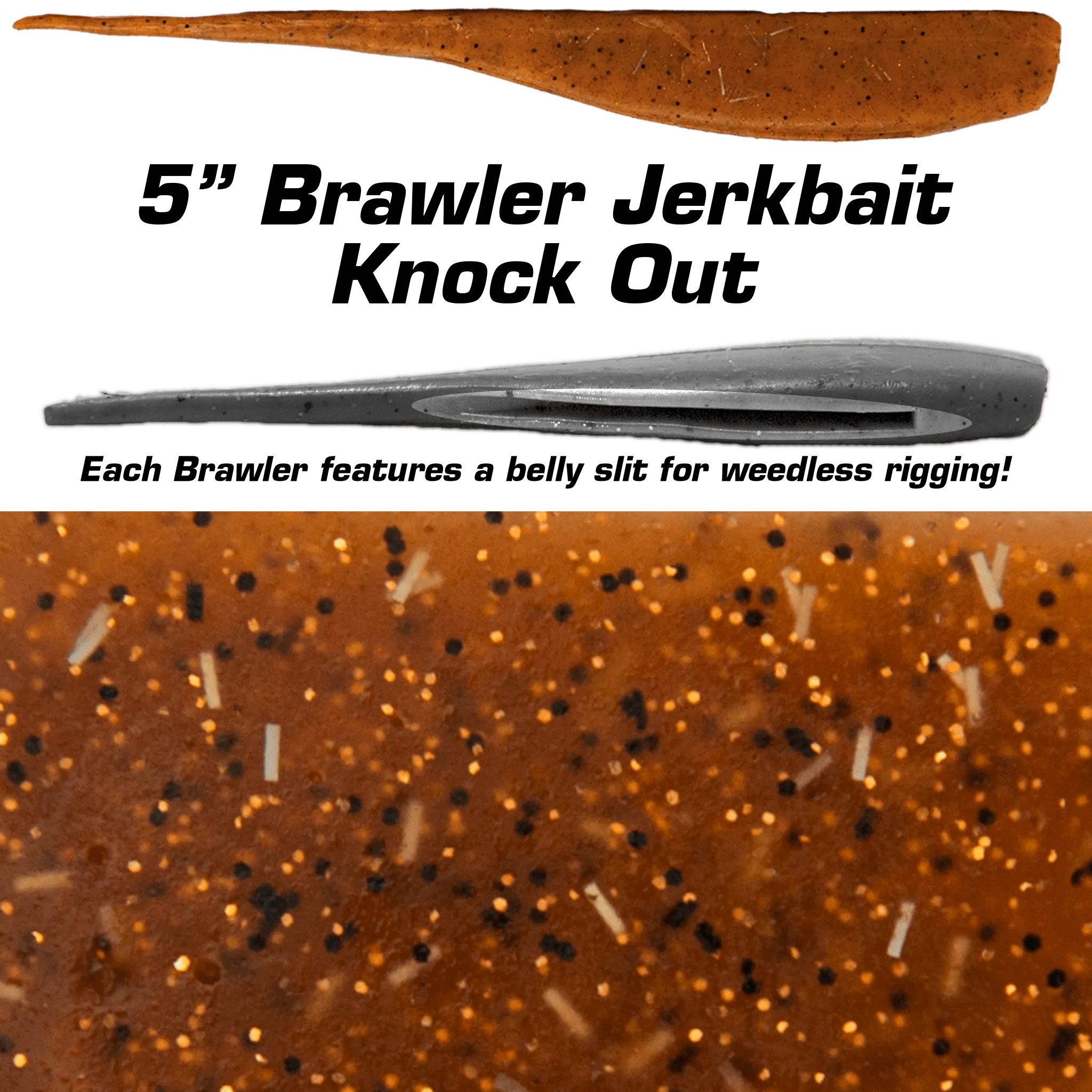 Fishbites 5" Brawler Jerkbait