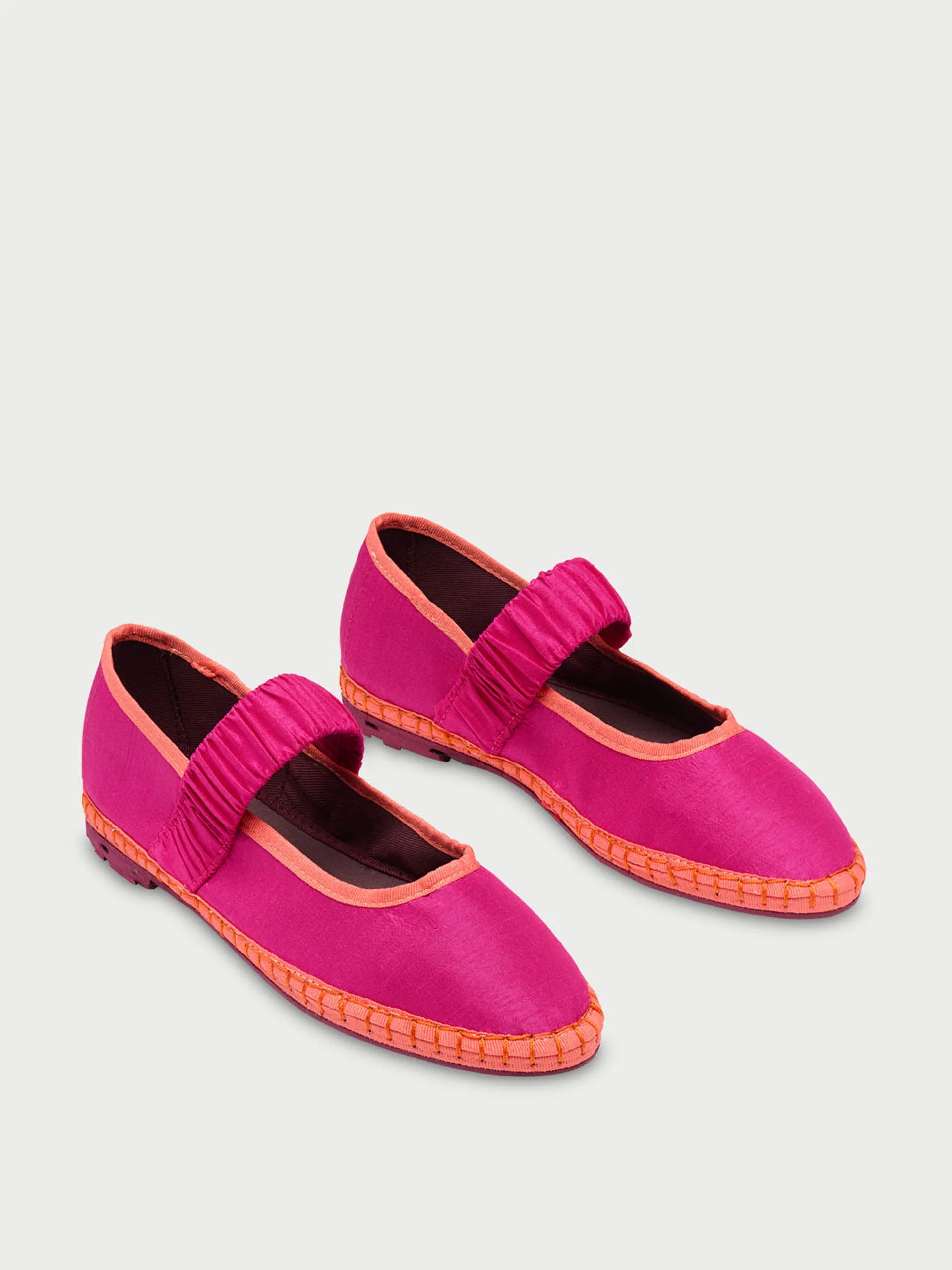 Fuchsia Mafalda flats