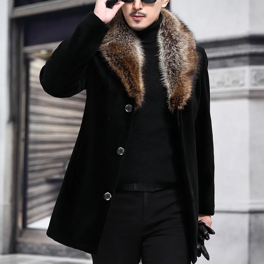 Funki Buys | Jackets | Men's Luxury Faux Fur Winter Jacket