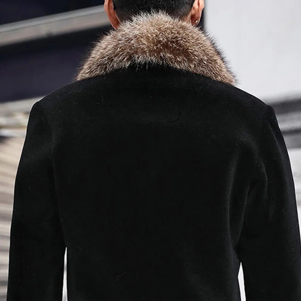 Funki Buys | Jackets | Men's Luxury Faux Fur Winter Jacket