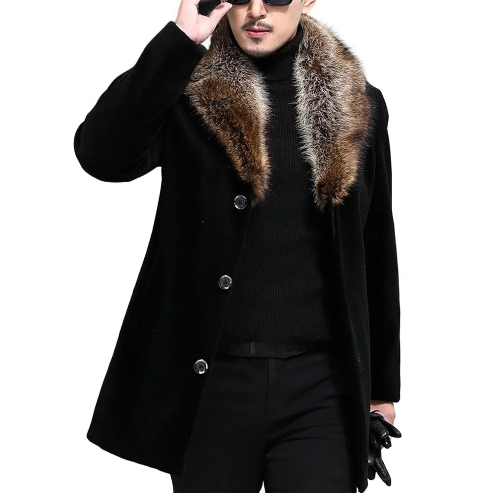 Funki Buys | Jackets | Men's Luxury Faux Fur Winter Jacket