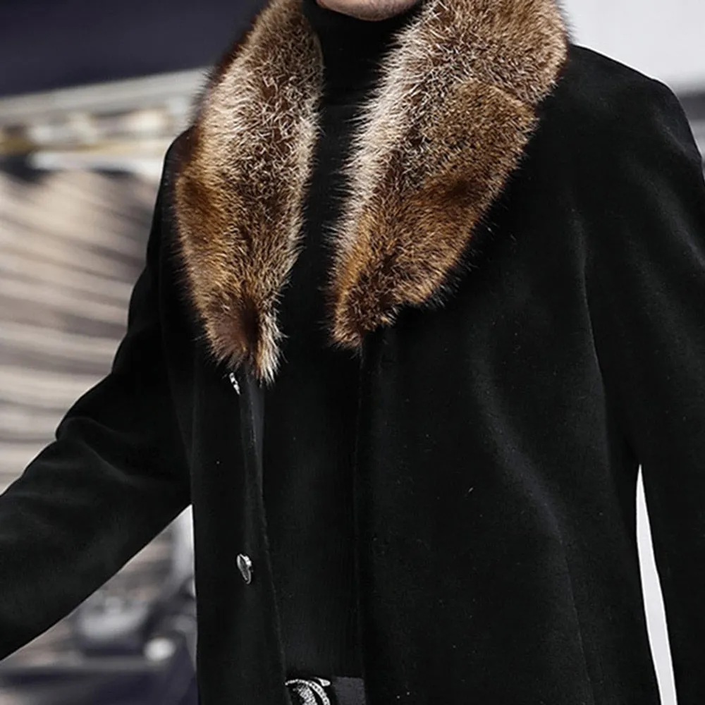 Funki Buys | Jackets | Men's Luxury Faux Fur Winter Jacket