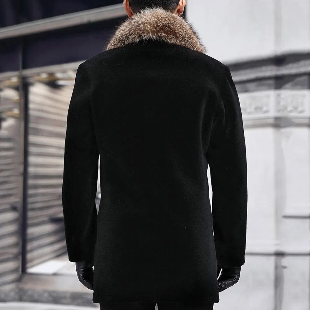 Funki Buys | Jackets | Men's Luxury Faux Fur Winter Jacket