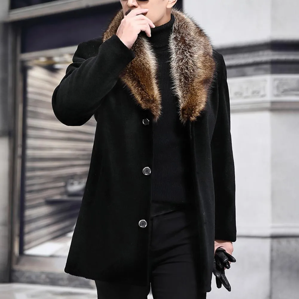 Funki Buys | Jackets | Men's Luxury Faux Fur Winter Jacket