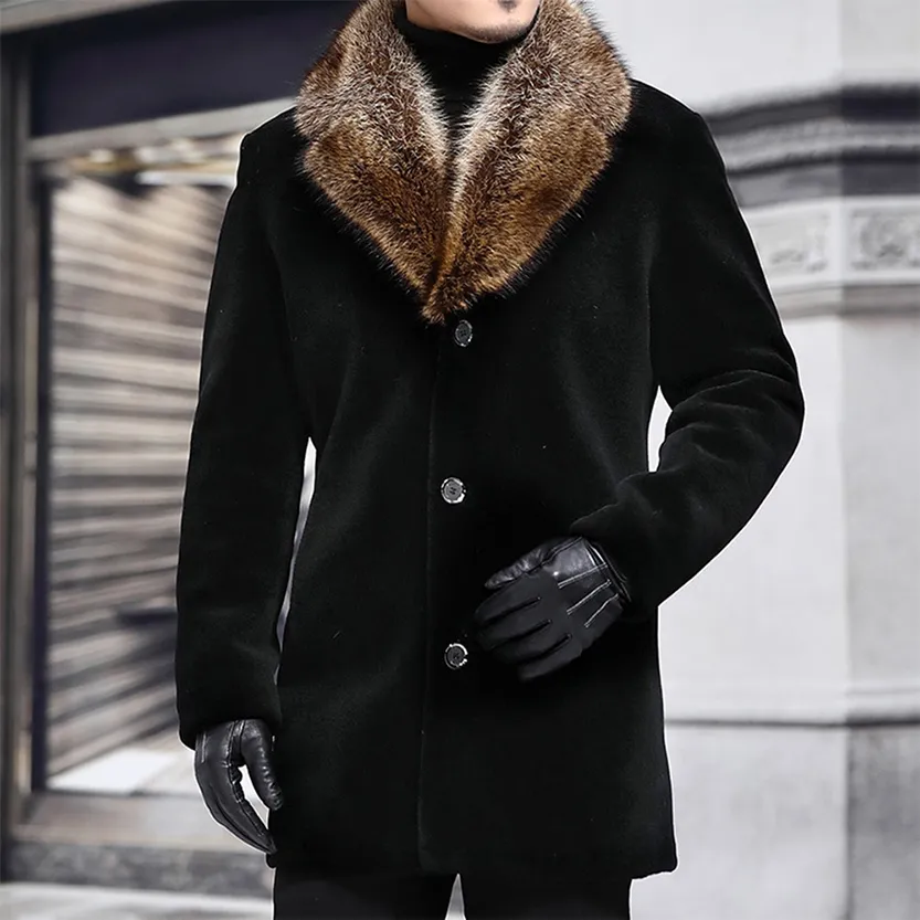 Funki Buys | Jackets | Men's Luxury Faux Fur Winter Jacket