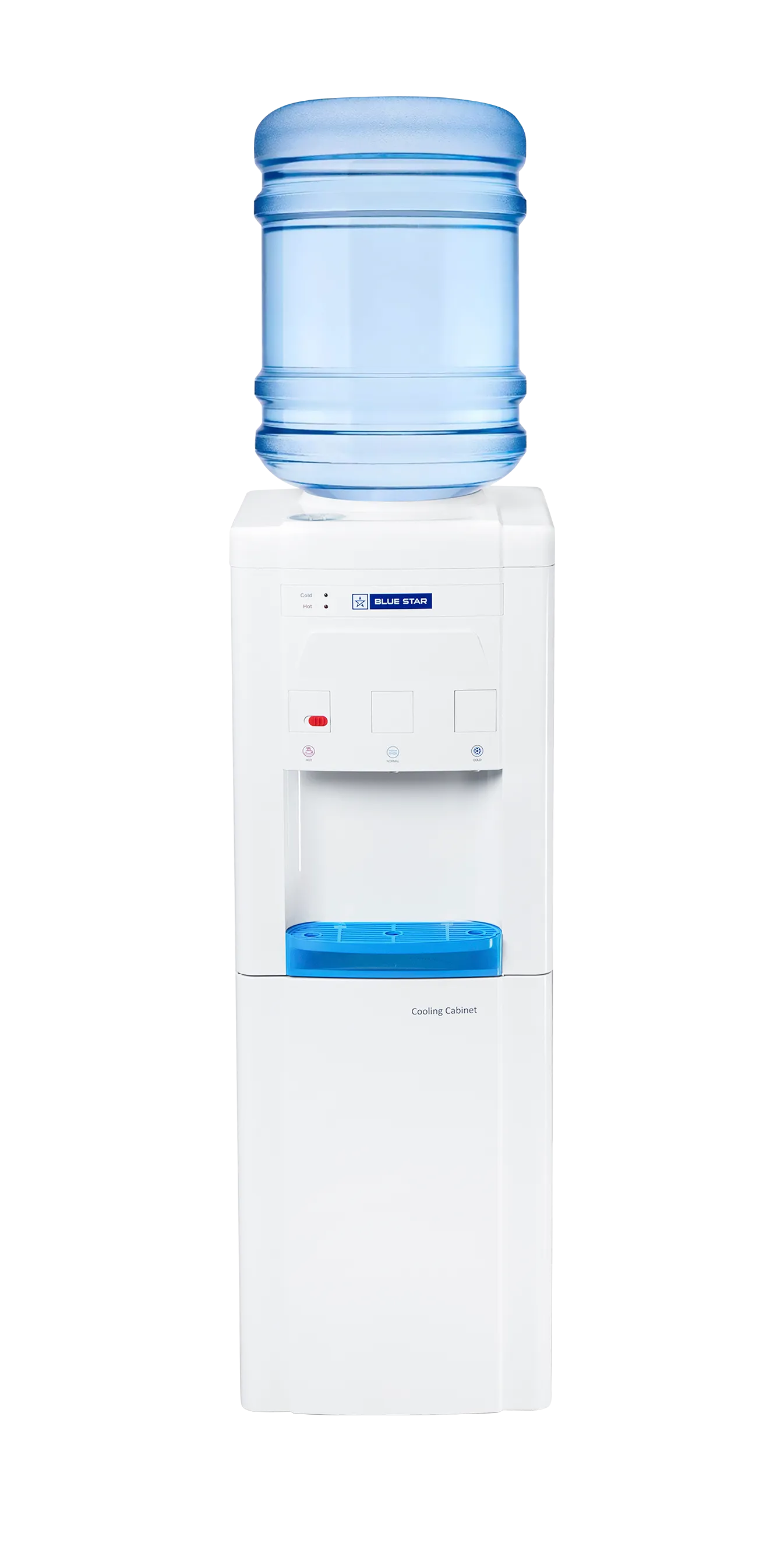 GA Series With Refrigerator-White| Floor Standing  |  Bottled Water Dispenser