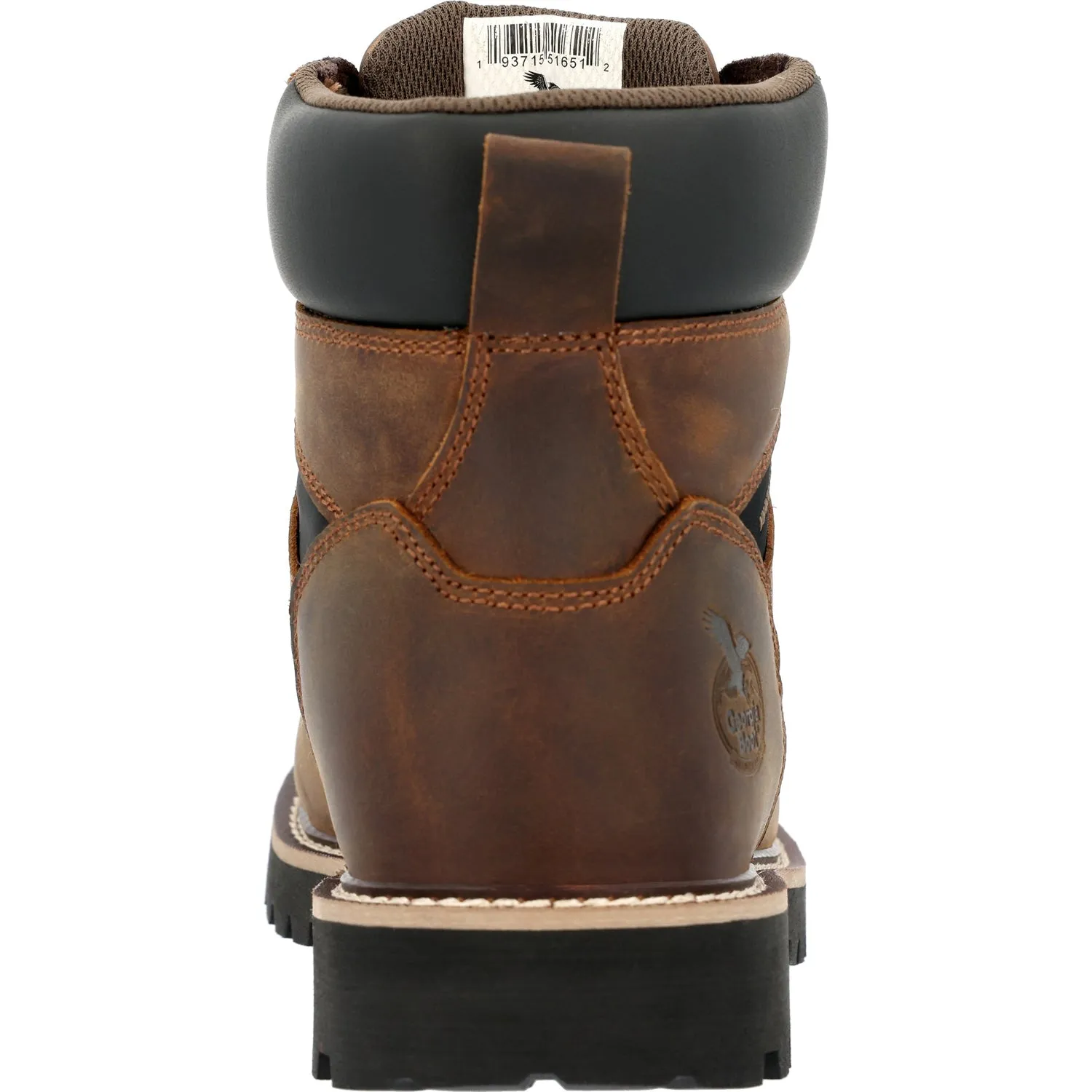 Georgia Mens Core 37 Waterproof Brown Leather Work Boots