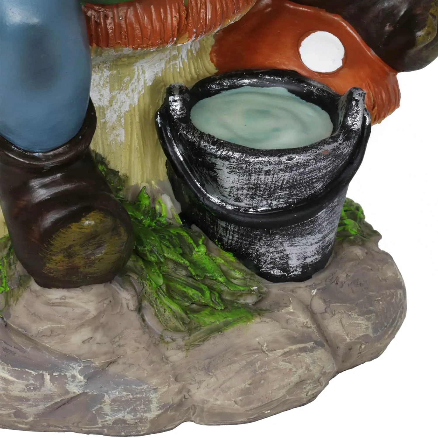 Good Time Fishing Frodo Red Hat Gnome Statue, 11 Inches