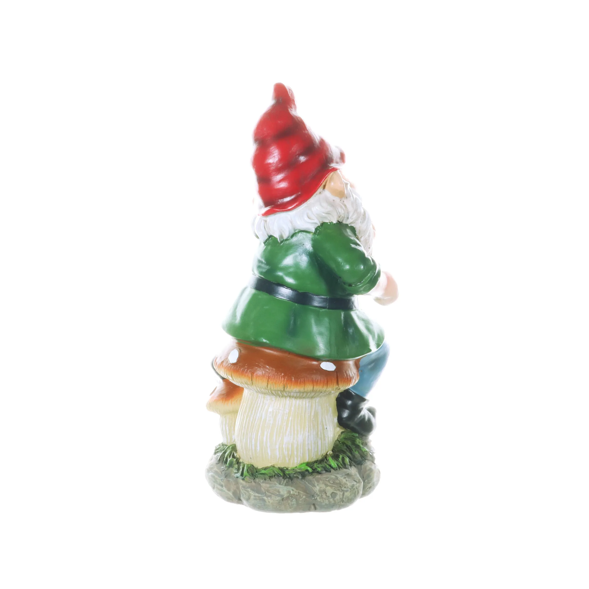 Good Time Fishing Frodo Red Hat Gnome Statue, 11 Inches