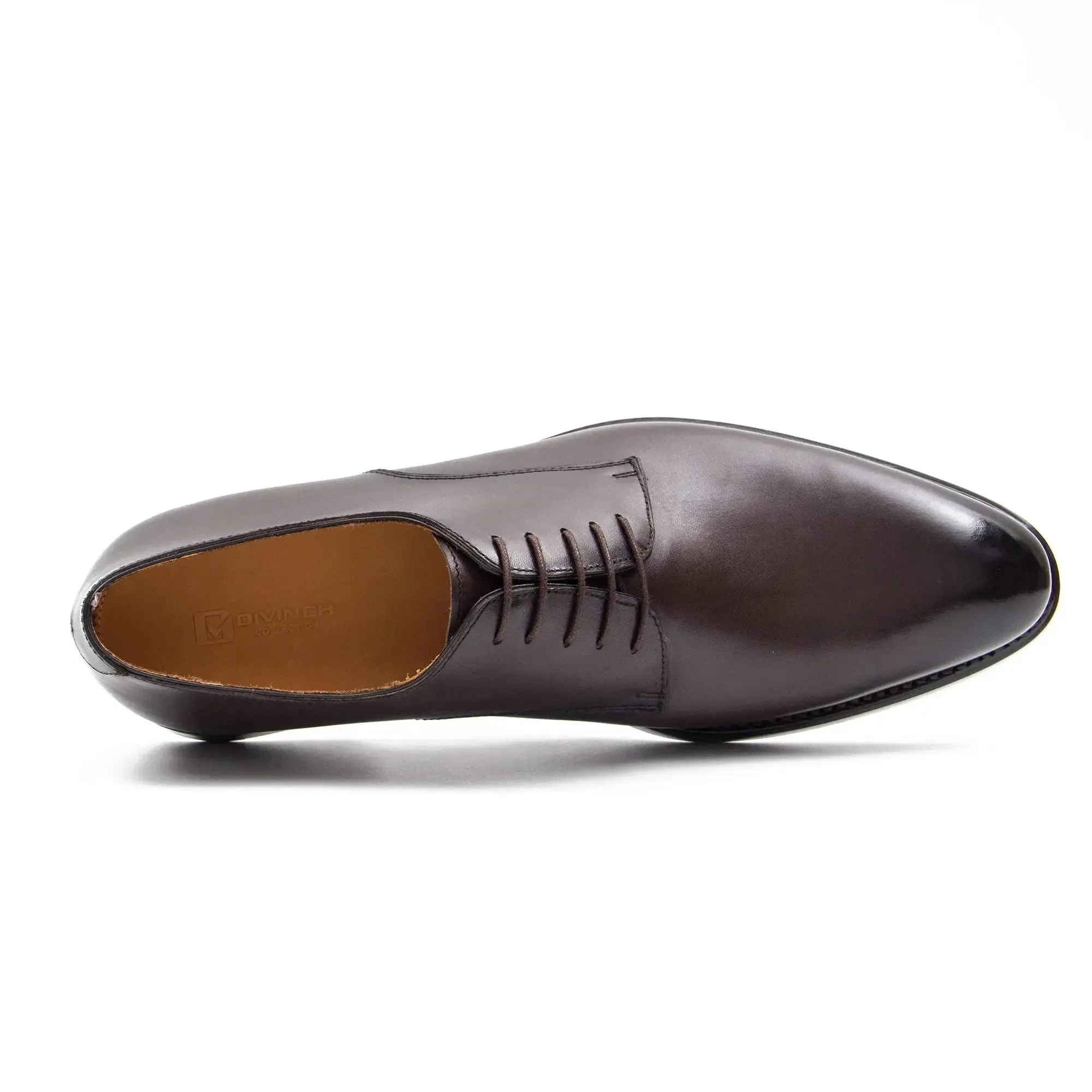 Goodyear Handmade Leather Derby Shoes coffee