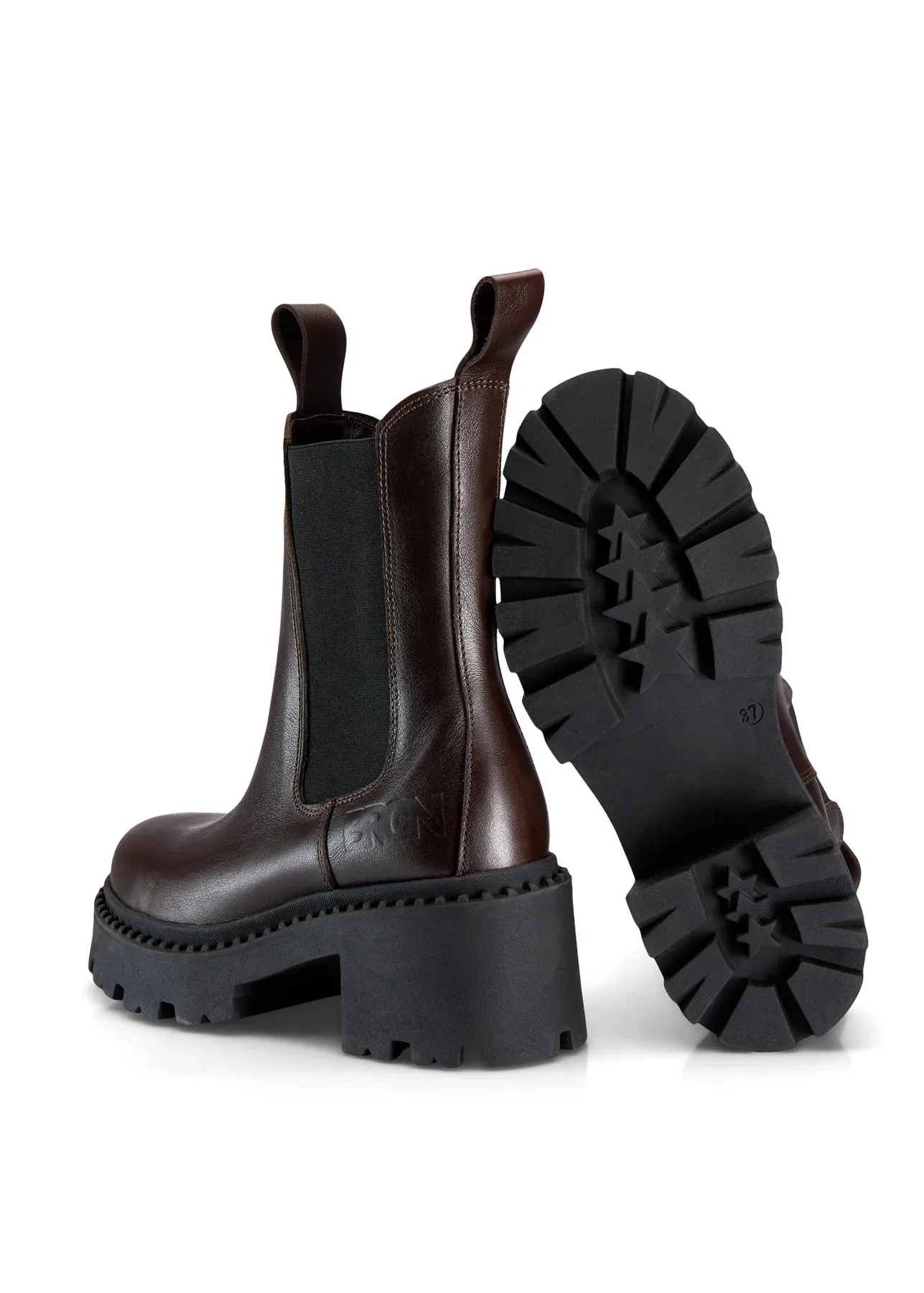 Heel Chelsea Boot Brown
