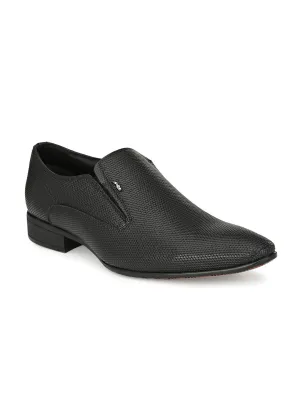 HITZMS_5721 Men's Black Synthetic Formal  Lace-Up Shoes