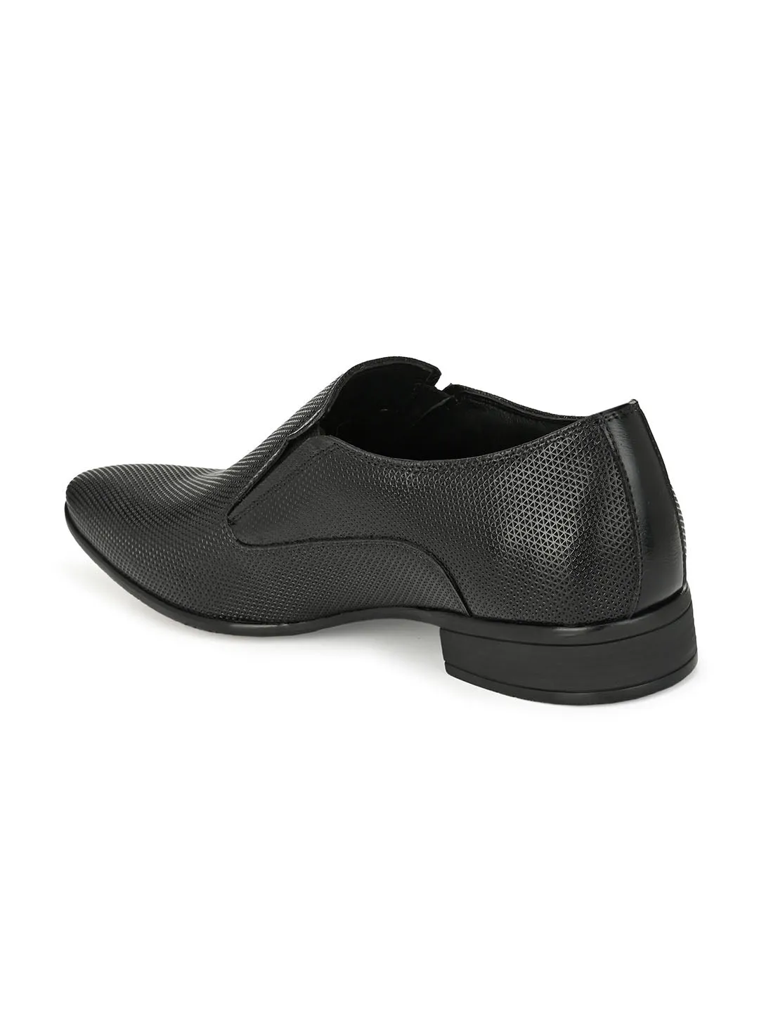 HITZMS_5721 Men's Black Synthetic Formal  Lace-Up Shoes