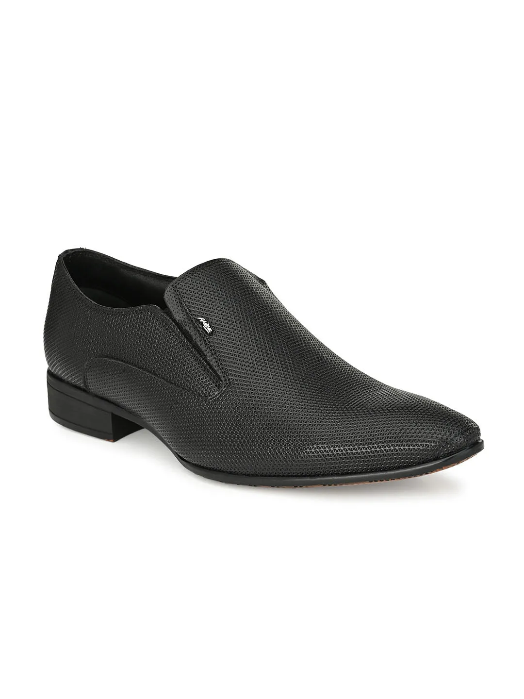 HITZMS_5721 Men's Black Synthetic Formal  Lace-Up Shoes