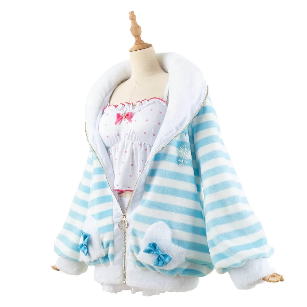 Hololive Virtual YouTuber Yukihana Lamy Fourth Costume Cosplay Costume