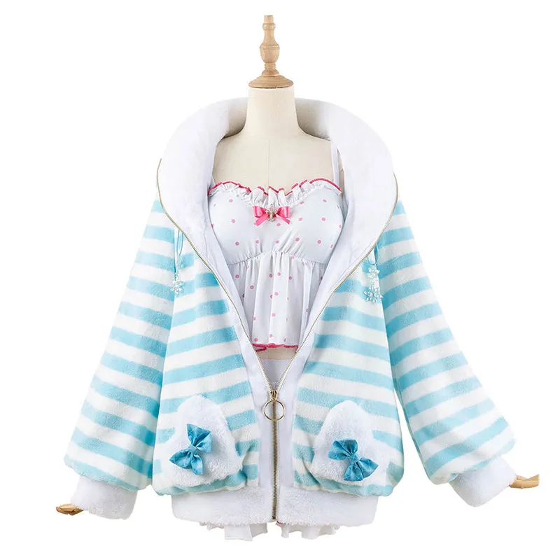 Hololive Virtual YouTuber Yukihana Lamy Fourth Costume Cosplay Costume