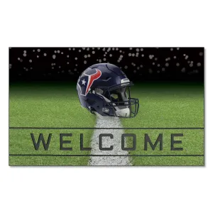 Houston Texans Rubber Door Mat - 18in. x 30in.