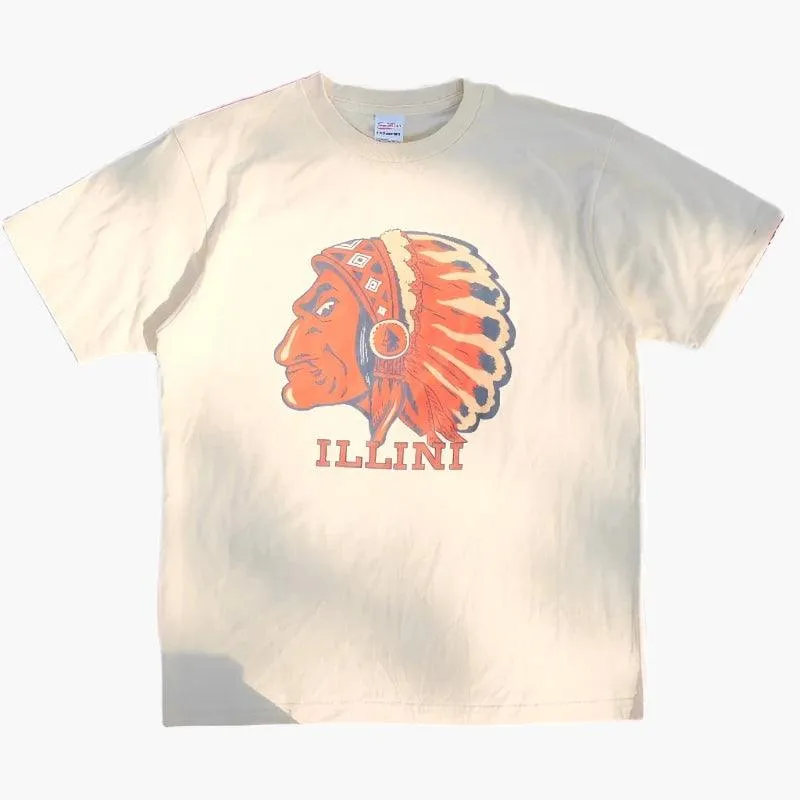 ILLINI INDIAN CHIEF TEE