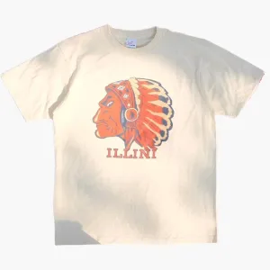 ILLINI INDIAN CHIEF TEE