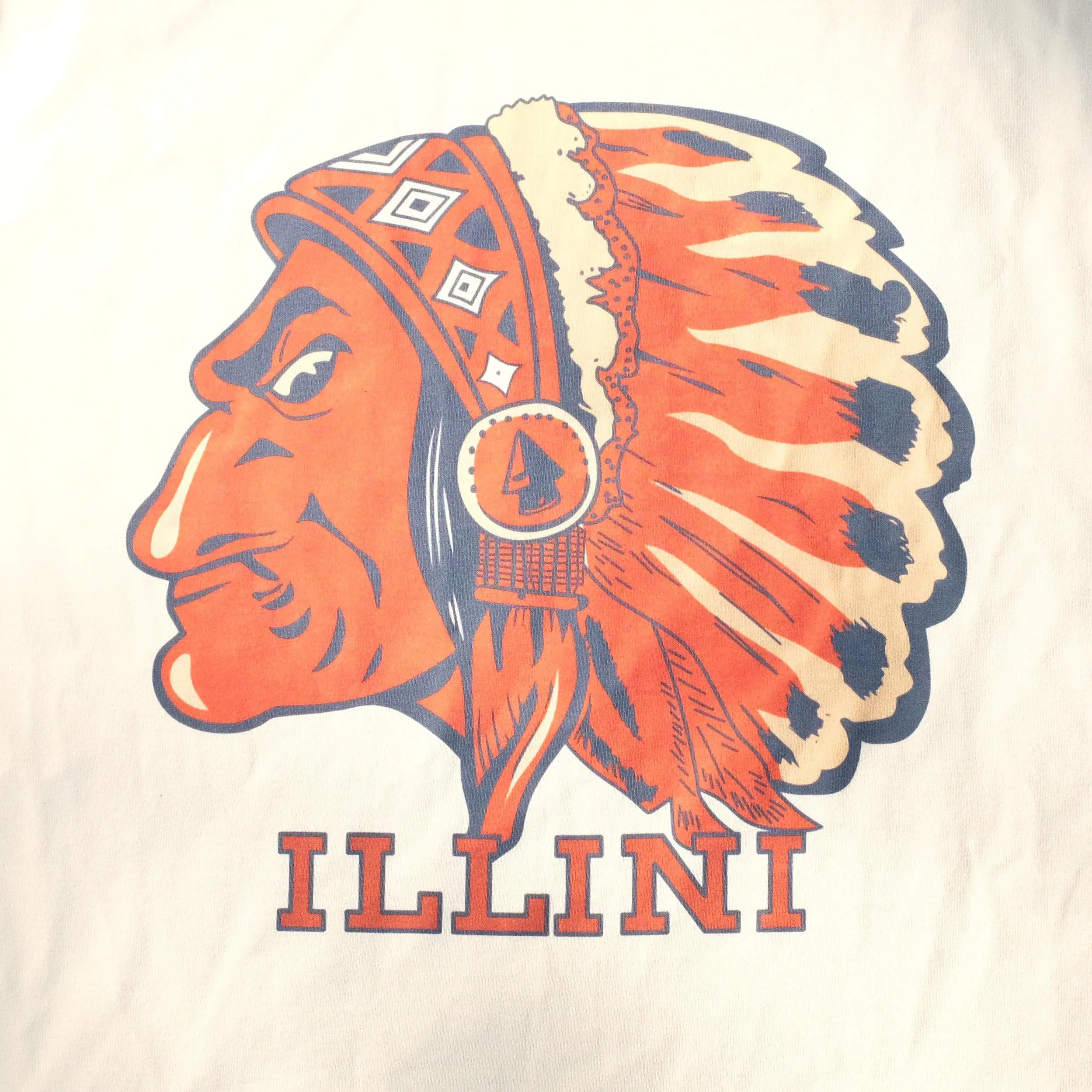 ILLINI INDIAN CHIEF TEE