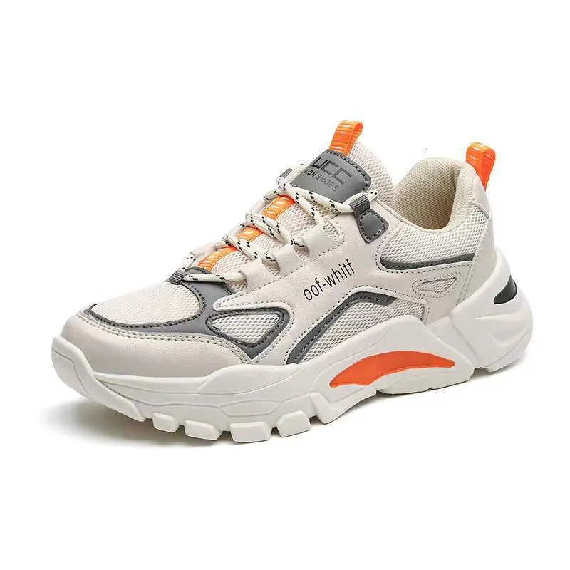 INSTOCK-Men's sports low-top contrasting color breathable running