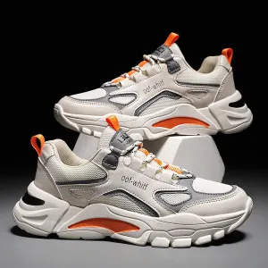 INSTOCK-Men's sports low-top contrasting color breathable running