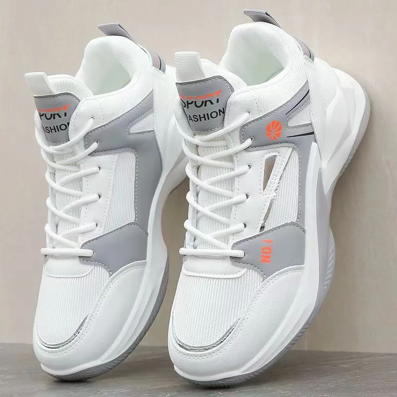 INSTOCK- Summer Men's High Top Shoes Breathable Mesh