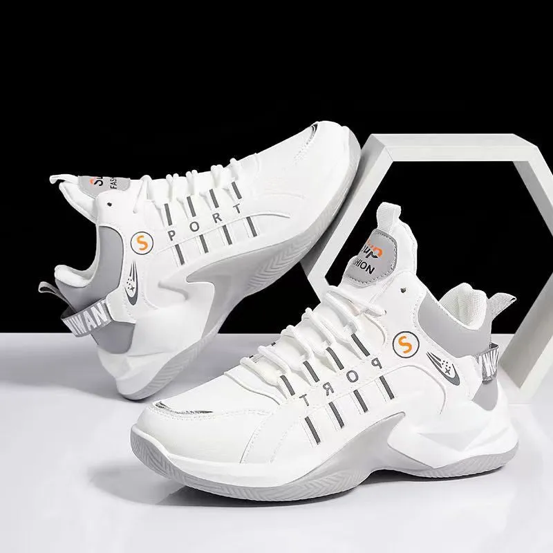 INSTOCK- Summer Men's High Top Shoes Breathable Mesh
