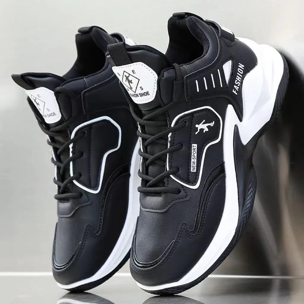 INSTOCK- Summer Men's High Top Shoes Breathable Mesh