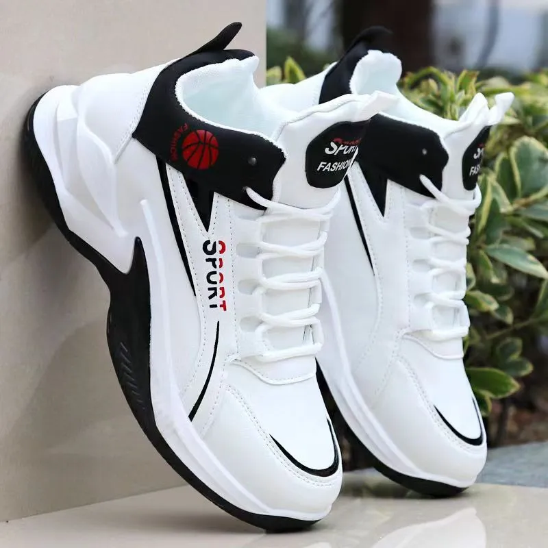 INSTOCK- Summer Men's High Top Shoes Breathable Mesh