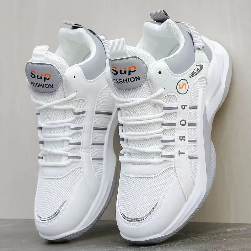INSTOCK- Summer Men's High Top Shoes Breathable Mesh