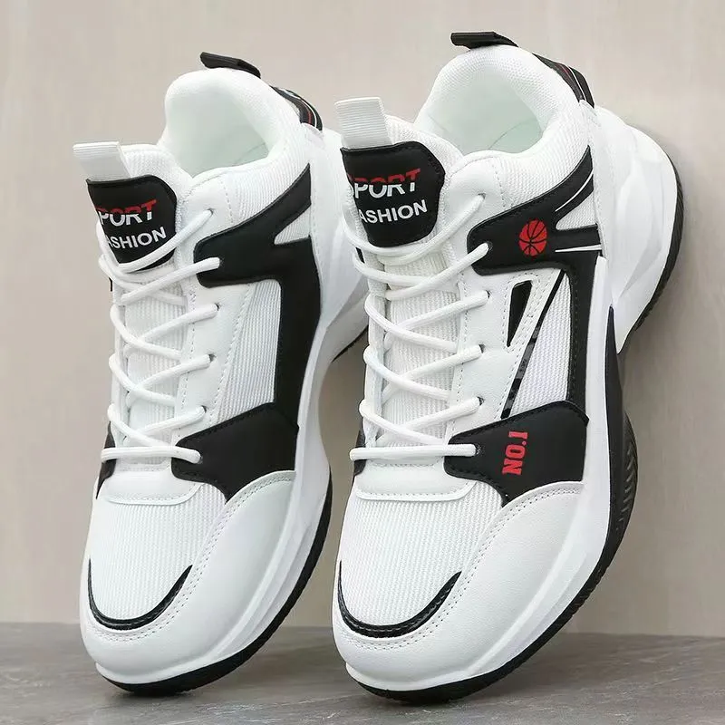 INSTOCK- Summer Men's High Top Shoes Breathable Mesh