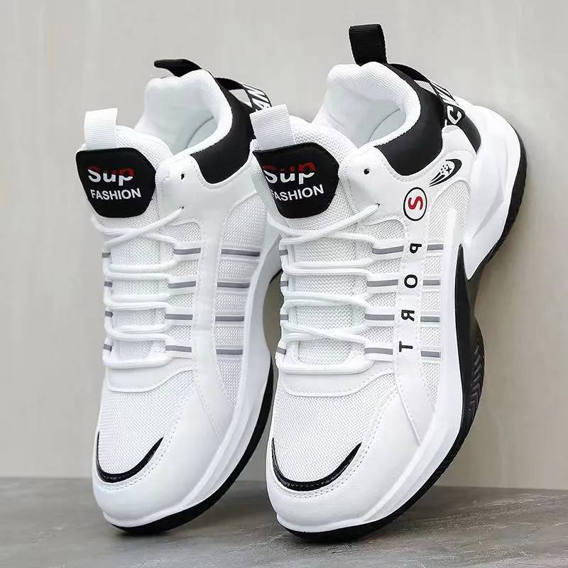 INSTOCK- Summer Men's High Top Shoes Breathable Mesh