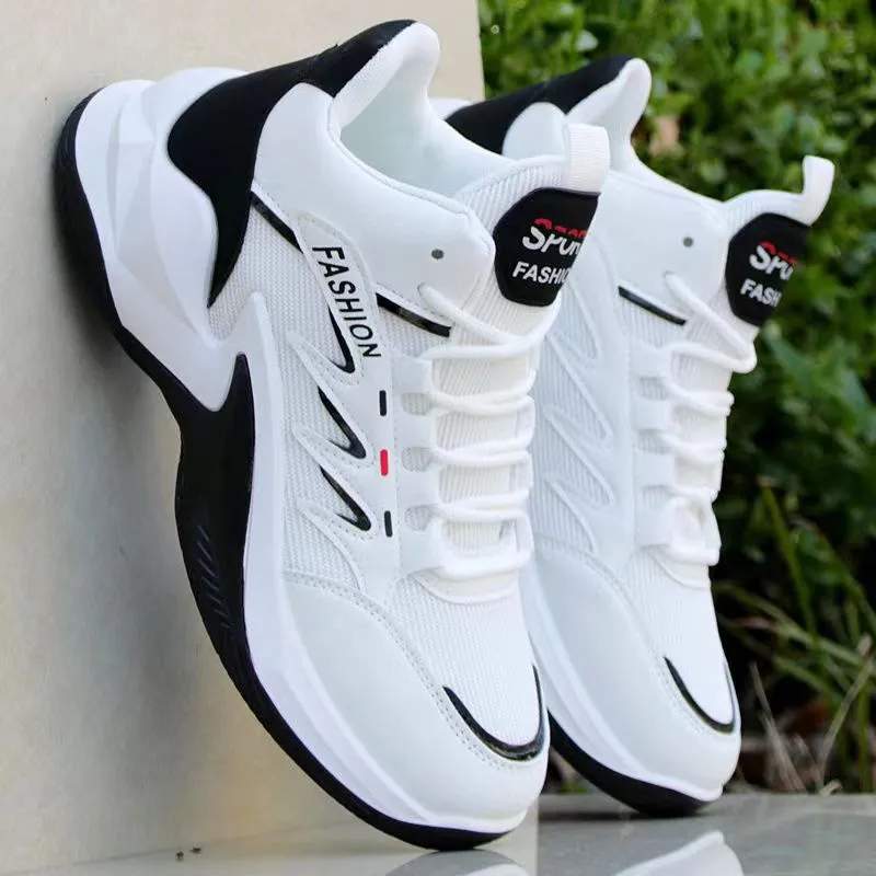 INSTOCK- Summer Men's High Top Shoes Breathable Mesh