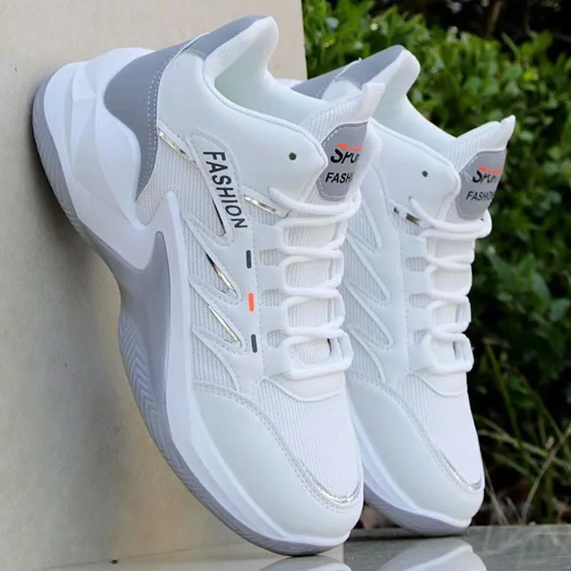 INSTOCK- Summer Men's High Top Shoes Breathable Mesh