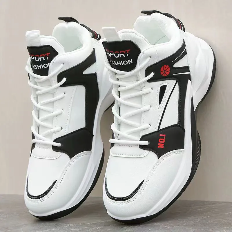 INSTOCK- Summer Men's High Top Shoes Breathable Mesh