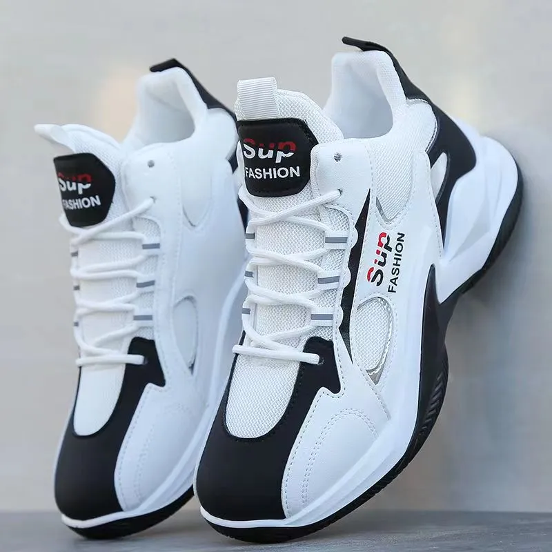 INSTOCK- Summer Men's High Top Shoes Breathable Mesh