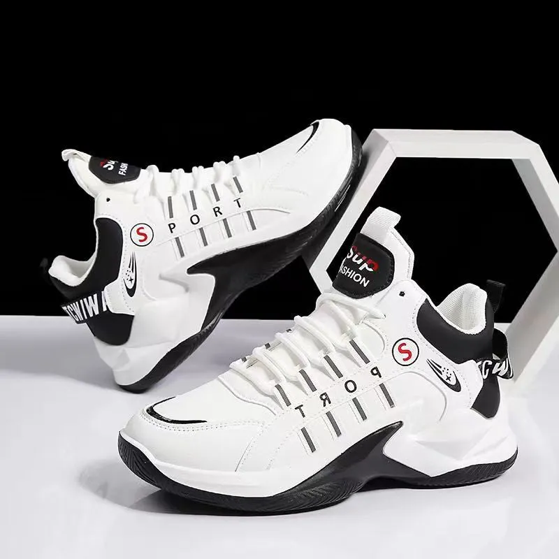 INSTOCK- Summer Men's High Top Shoes Breathable Mesh