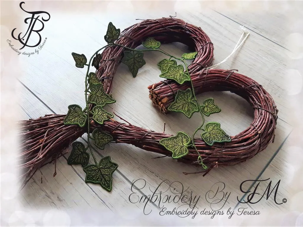 Ivy garland FSL/ 5x7 hoop
