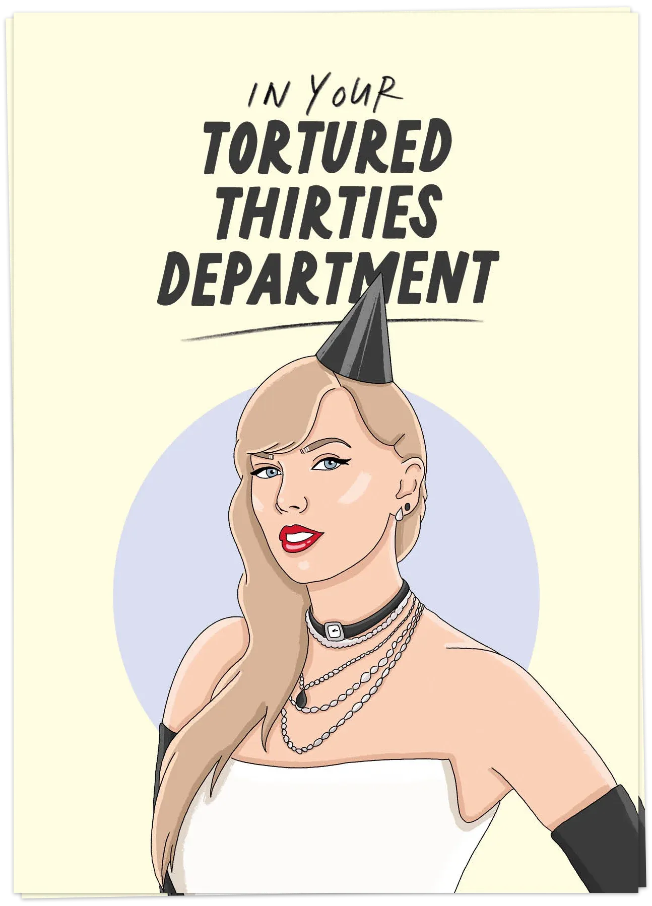 Kaart Blanche Birthday – Tortured Thirties