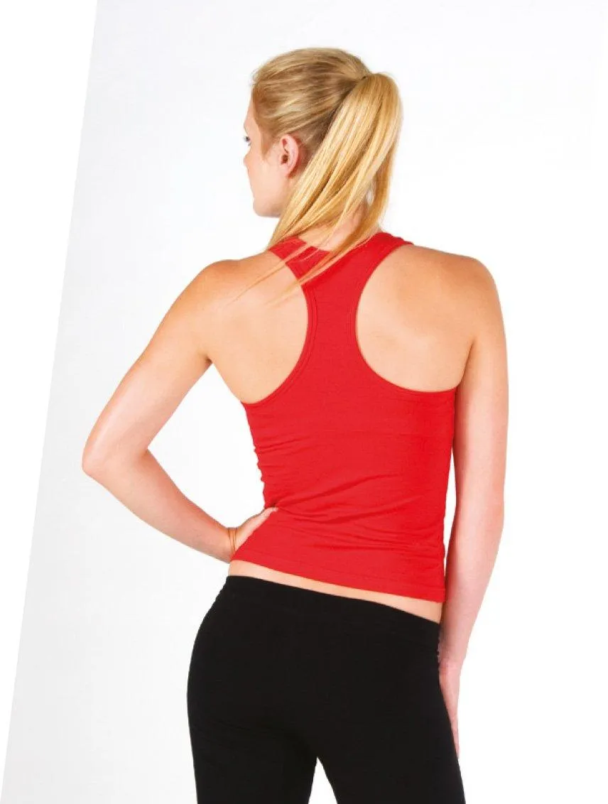 Ladies Sport Singlet - Red