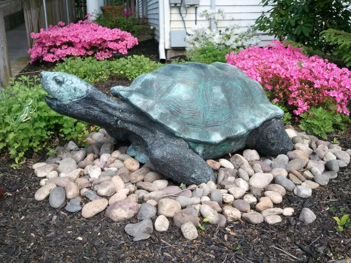 Large Standing Turtle Statue