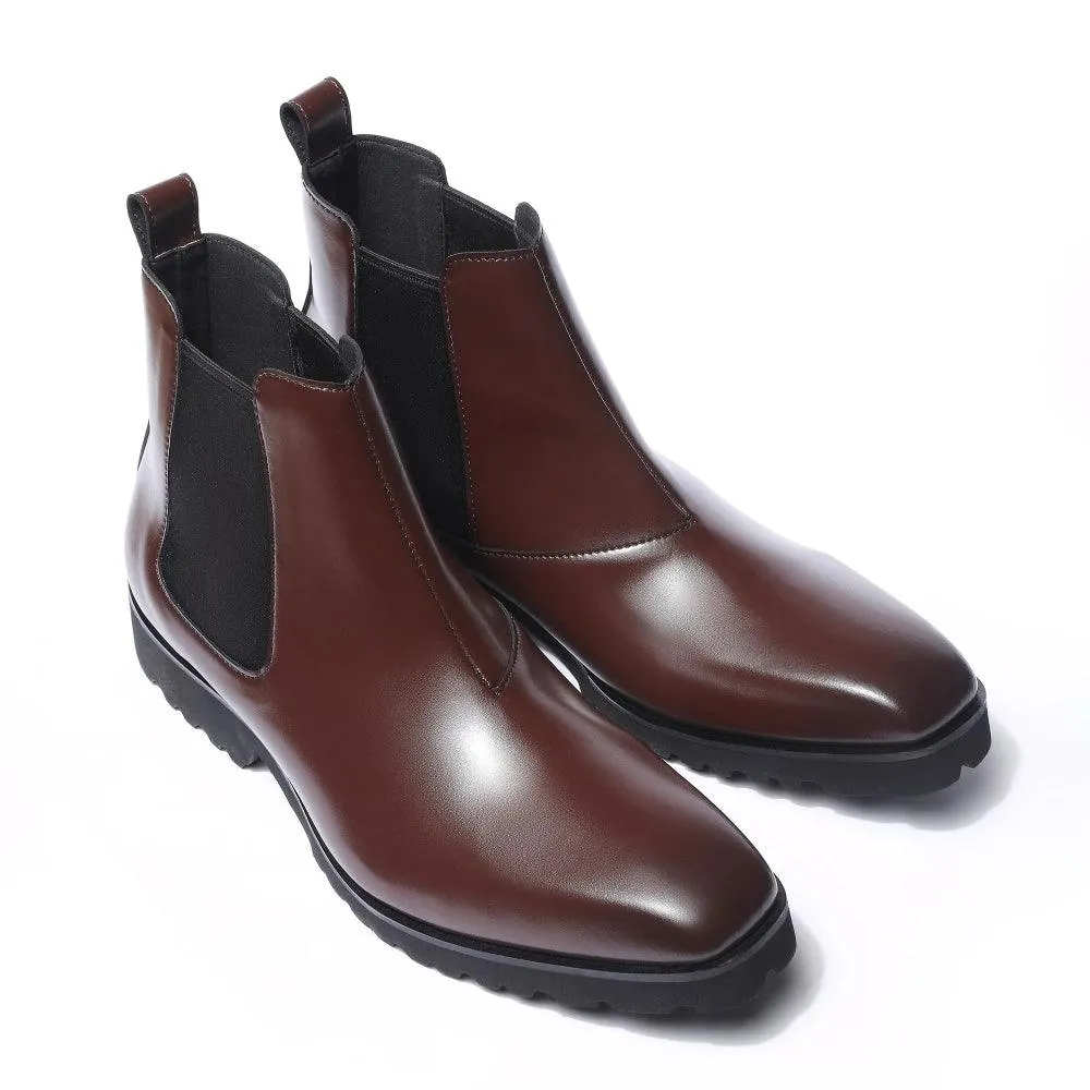 Marcos Featherlite - Dark Tan Chelsea Boots