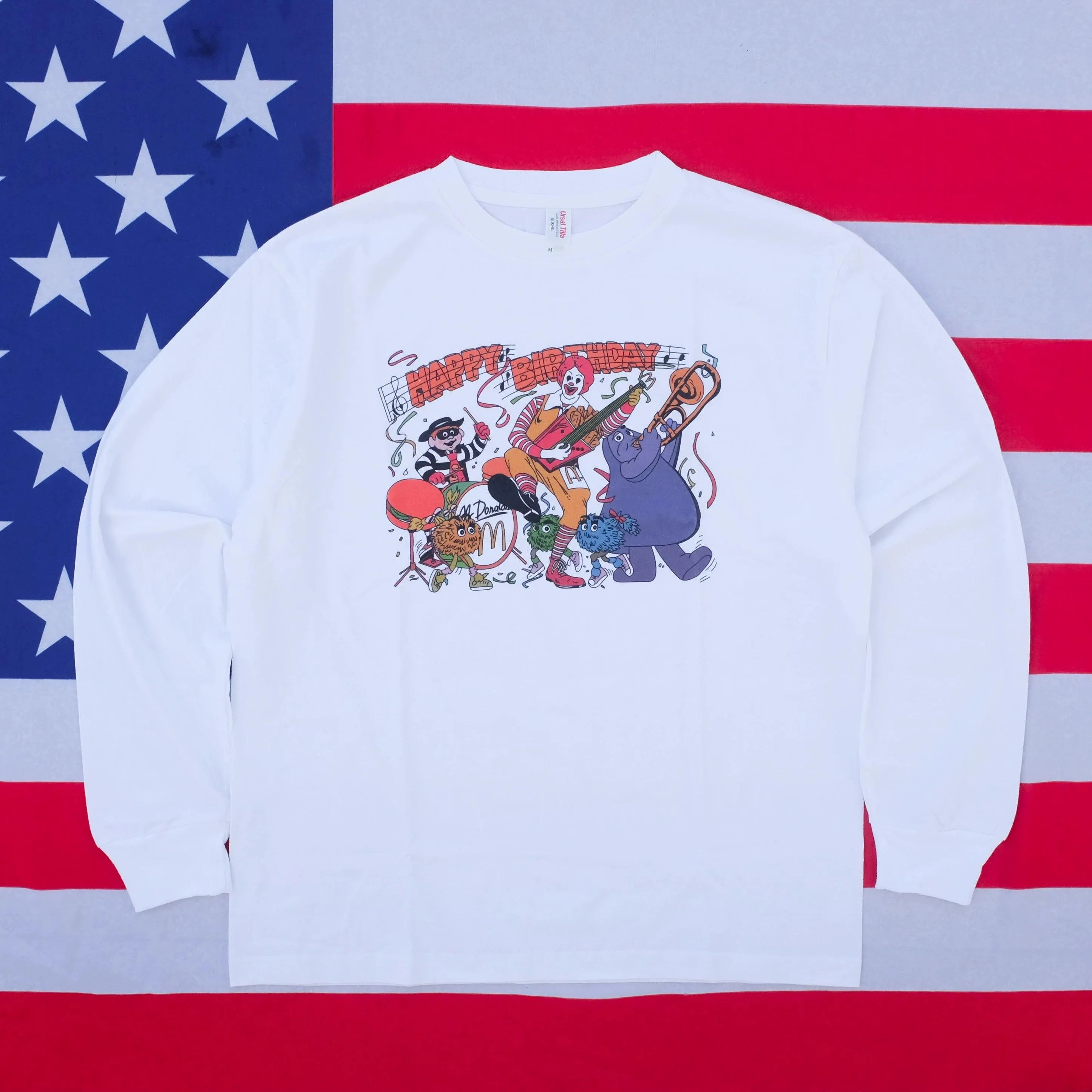 MCDONALD'S BIRTHDAY CELEBRATION LONG-SLEEVE TEE