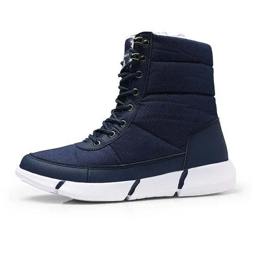 Men Boots Winter Shoes Waterproof Snow Boots