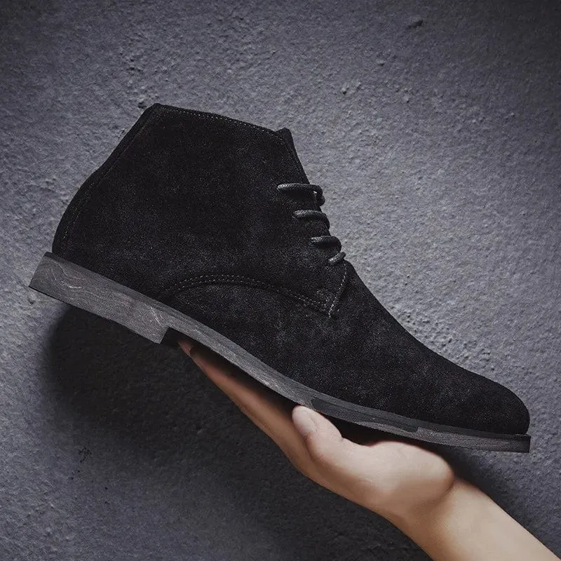 Men's Classic Smart Casual Chelsea Boots Lace-up Shoes